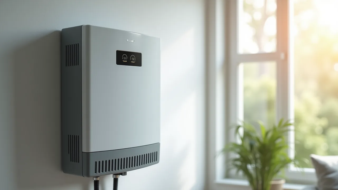 Magazyn energii domowy zamontowany na ścianie
