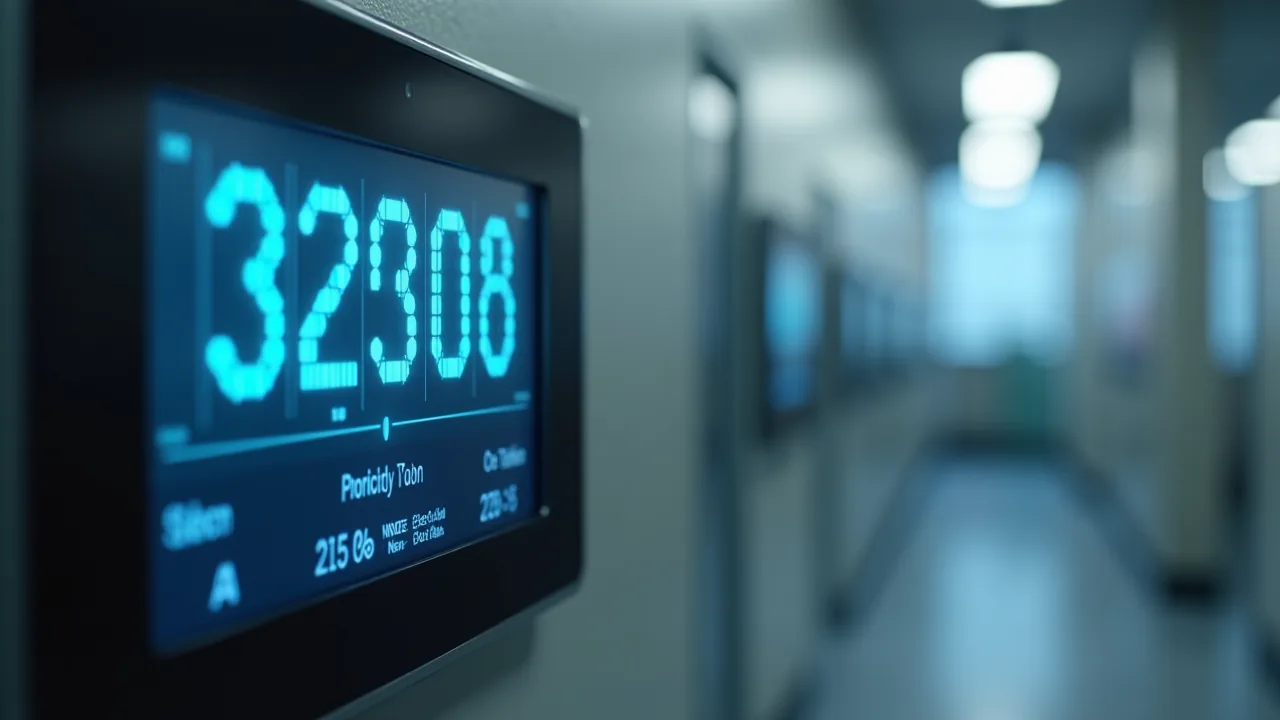 Wyświetlacz licznika energii elektrycznej z danymi o zużyciu